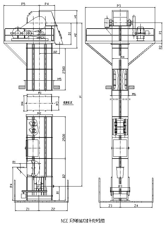 醫(yī)用不銹鋼斗式提升機(jī)