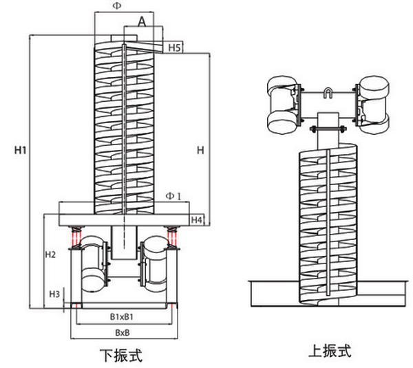 垂直螺旋輸送機(jī)圖紙