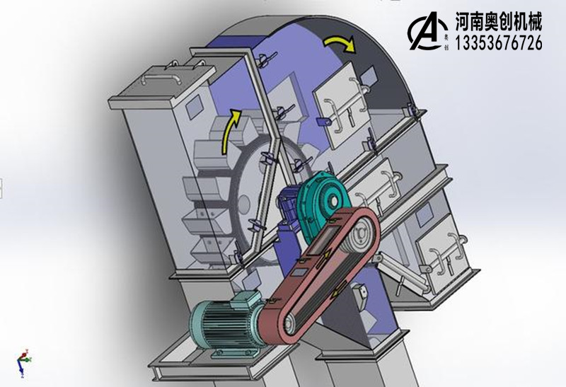 斗式提升機(jī)機(jī)頭運(yùn)轉(zhuǎn)圖